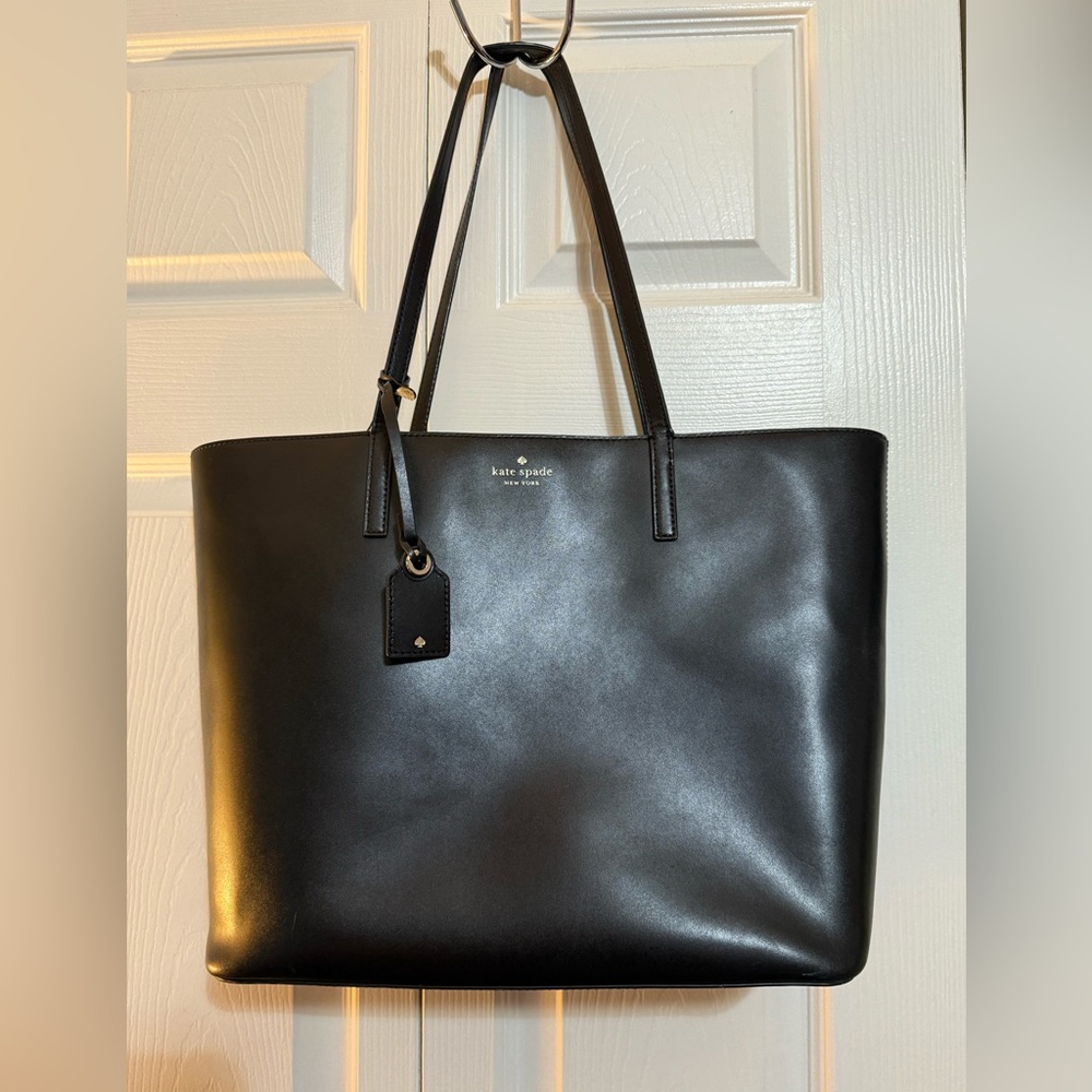 Kate Spade Black Leather Tote